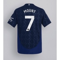 Camiseta Manchester United Mason Mount #7 Visitante Equipación 2024-25 manga corta